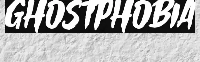 Ghostphobia Font examples