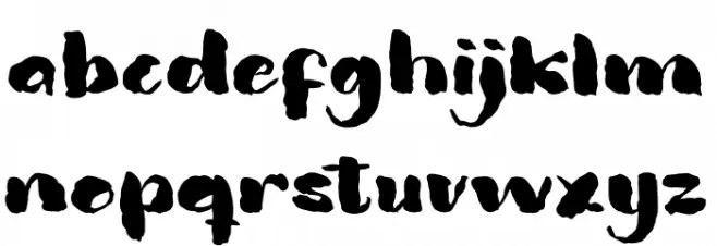 Ghostplay Font LOWERCASE