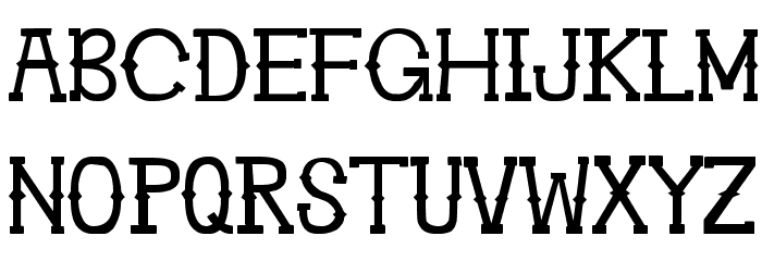 Ghosttown BC Font LOWERCASE