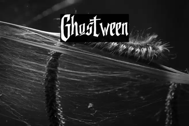 Ghostween Font examples
