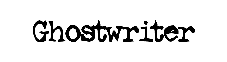 Ghostwriter Font