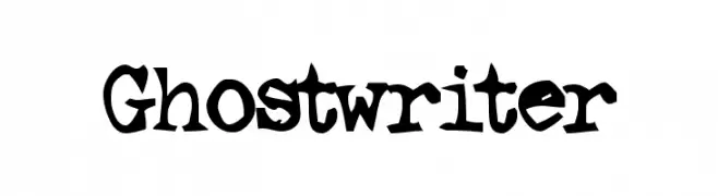 Ghostwriter  Frei Schriftart Herunterladen