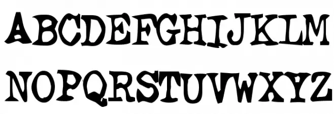 Ghostwriter 字体 大写