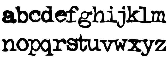 Ghostwriter Font LOWERCASE