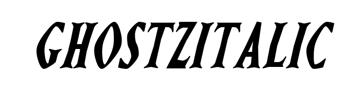 Ghostz Italic  नि: शुल्क फ़ॉन्ट्स डाउनलोड
