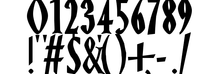 Ghostz Font OTHER CHARS