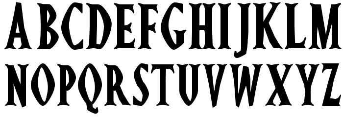 Ghostz Font LOWERCASE