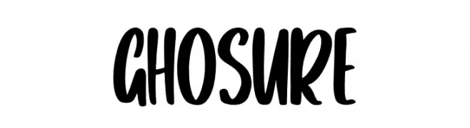 Ghosure  Frei Schriftart Herunterladen
