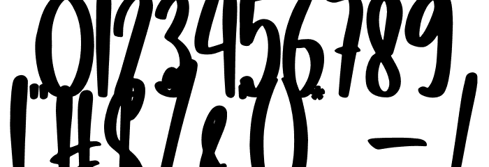 Ghosure Font OTHER CHARS