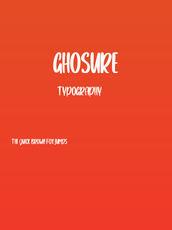 Ghosure Poster