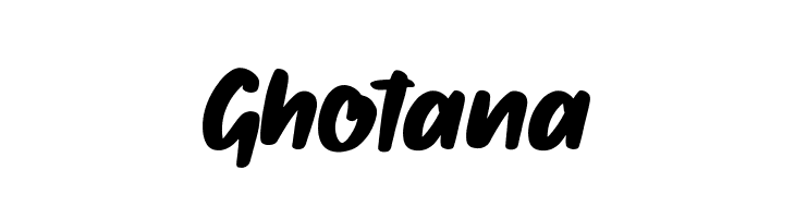 Ghotana  नि: शुल्क फ़ॉन्ट्स डाउनलोड