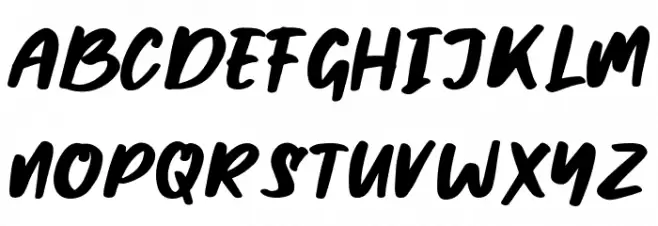 Ghotana Schriftart Groß