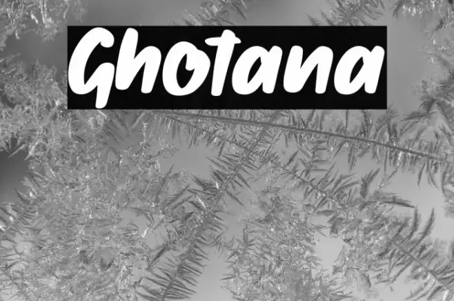 Ghotana Font examples