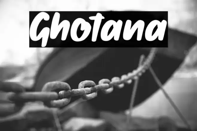 Ghotana Font examples