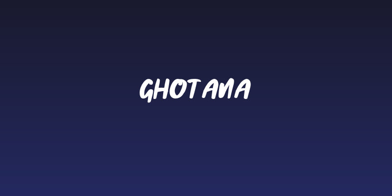 Ghotana Social Header