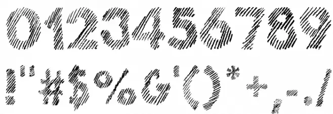 Ghotic Sketch Font OTHER CHARS