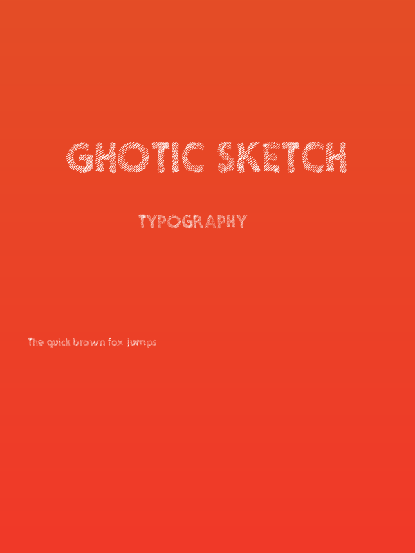 Ghotic Sketch Poster