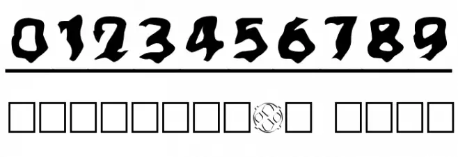 Ghoul Headline Font OTHER CHARS