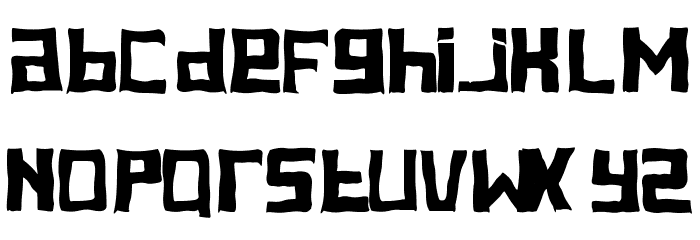 Ghoul Font LOWERCASE