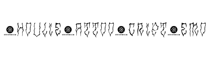 Ghoulie Tattoo Script Demo  Frei Schriftart Herunterladen