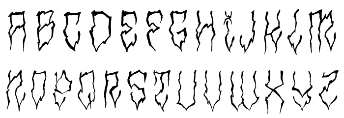 Ghoulie Tattoo Script Demo Font LOWERCASE