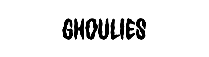 Ghoulies  नि: शुल्क फ़ॉन्ट्स डाउनलोड
