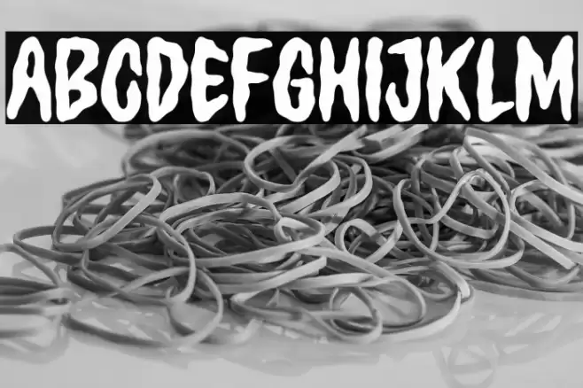 Ghoulies Font examples