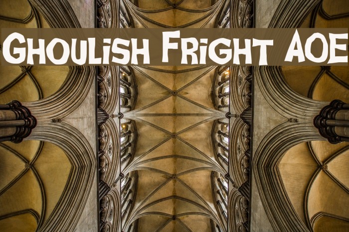 Ghoulish Fright AOE لخطوط تنزيل examples