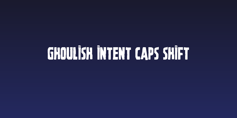 Ghoulish Intent Caps Shift Social Header