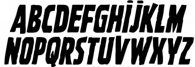 Ghoulish Intent Italic Fonte MAIÚSCULAS