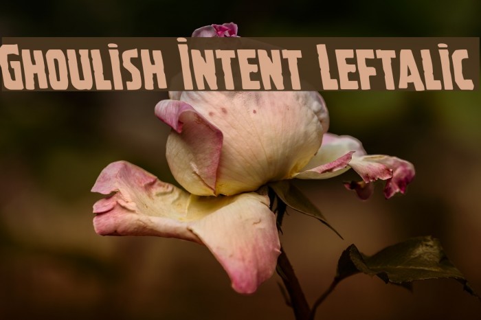 Ghoulish Intent Leftalic Example 1