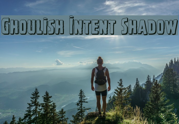 Ghoulish Intent Shadow لخطوط تنزيل examples