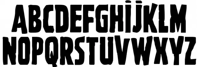 Ghoulish Intent Font Litere mari