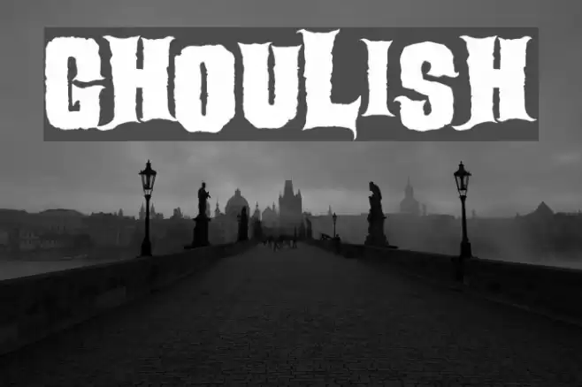 Ghoulish Font examples