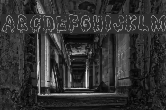 Ghouly Caps Font examples