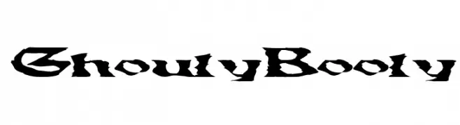 GhoulyBooly  les polices de caractères gratuit tlcharger