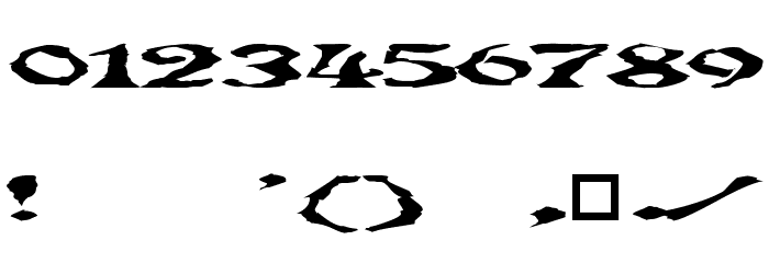 GhoulyBooly Font OTHER CHARS