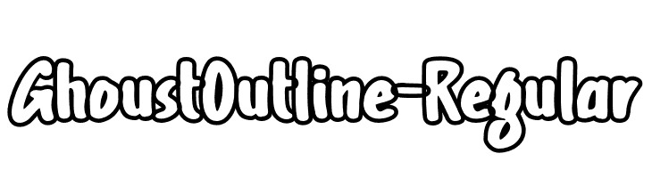 GhoustOutline-Regular Descarca Fonturi Gratis