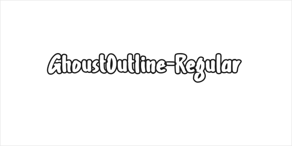 GhoustOutline-Regular Logo