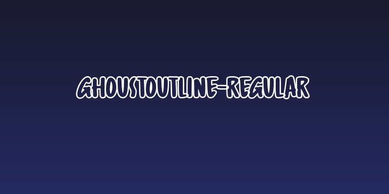 GhoustOutline-Regular Social Header