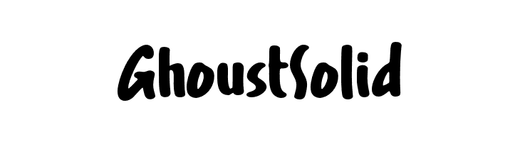 GhoustSolid  Free Fonts Download