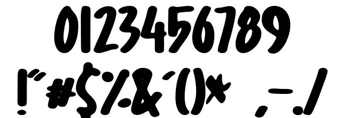 GhoustSolid Font OTHER CHARS