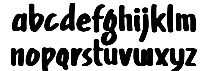 GhoustSolid Font LOWERCASE