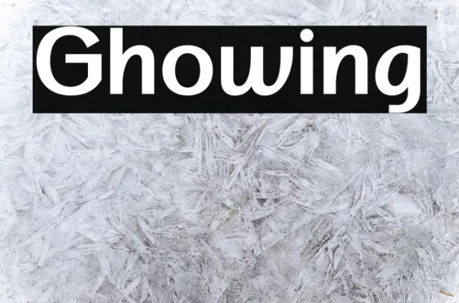 Ghowing Example 1