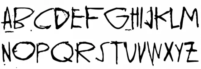 Ghund Ziliag 字体 小写