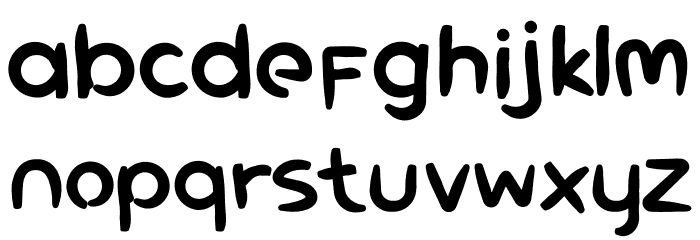 Ghusrak Font LOWERCASE