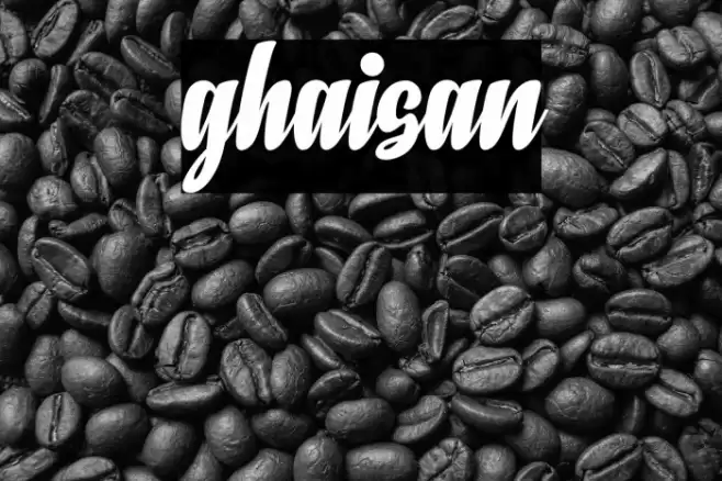 ghaisan Font examples