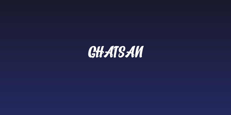 ghaisan Social Header
