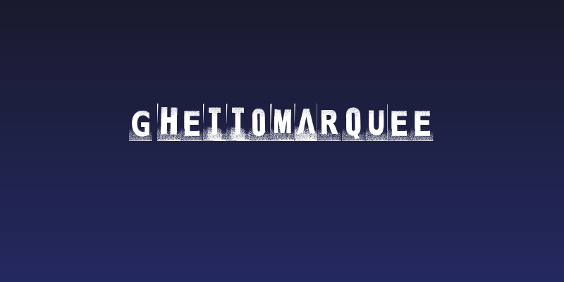ghettomarquee Social Header