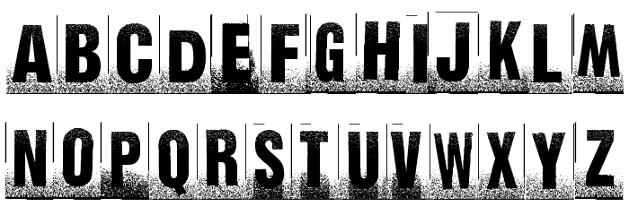 ghettomarquee Font Litere mici